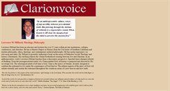 Desktop Screenshot of clarionvoice.com