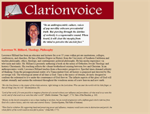 Tablet Screenshot of clarionvoice.com